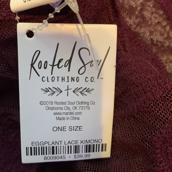 Rooted Soul full length lace kimono - Picture 7 of 7